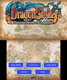 Dragon Sinker Title Screen